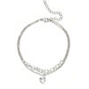 Bracelet heart shaped, pendant, suitable for import, simple and elegant design, Amazon