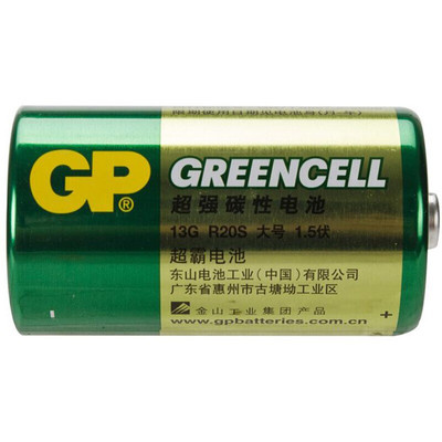 GP超霸1號大號碳性電池燃氣竈熱水器專用電池壹號幹電池 1節價