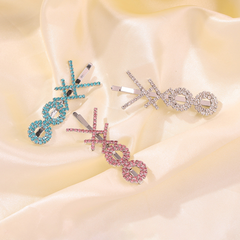 Hot Sale Exaggerated Multi-layer Interesting Hair Clip Cross-shaped Alloy Clip Wholesale Nihaojewelry display picture 6