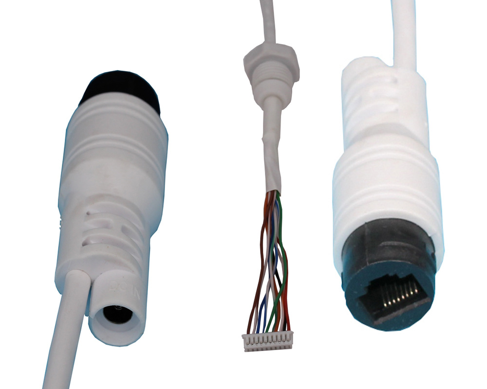 高清摄像机尾线 POE供电网络简装尾线 安防监控尾线 网络监控尾线