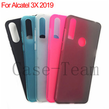 适用于阿尔卡特Alcatel 3X 2019手机壳保护套磨砂布丁套素材