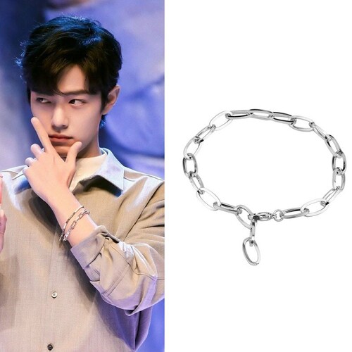 European and American Instagram Hong Kong Style Chain Bracelet for Women, Korean Version, Personality Simple Titanium Steel Bracelet, Student Best Friend Jewelry