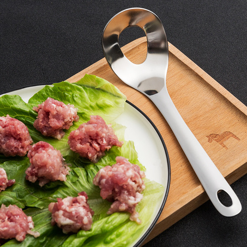 304 Stainless Steel Meatball Spoon Tool Household Meatball Maker Mold for Fried Dumplings Scoop