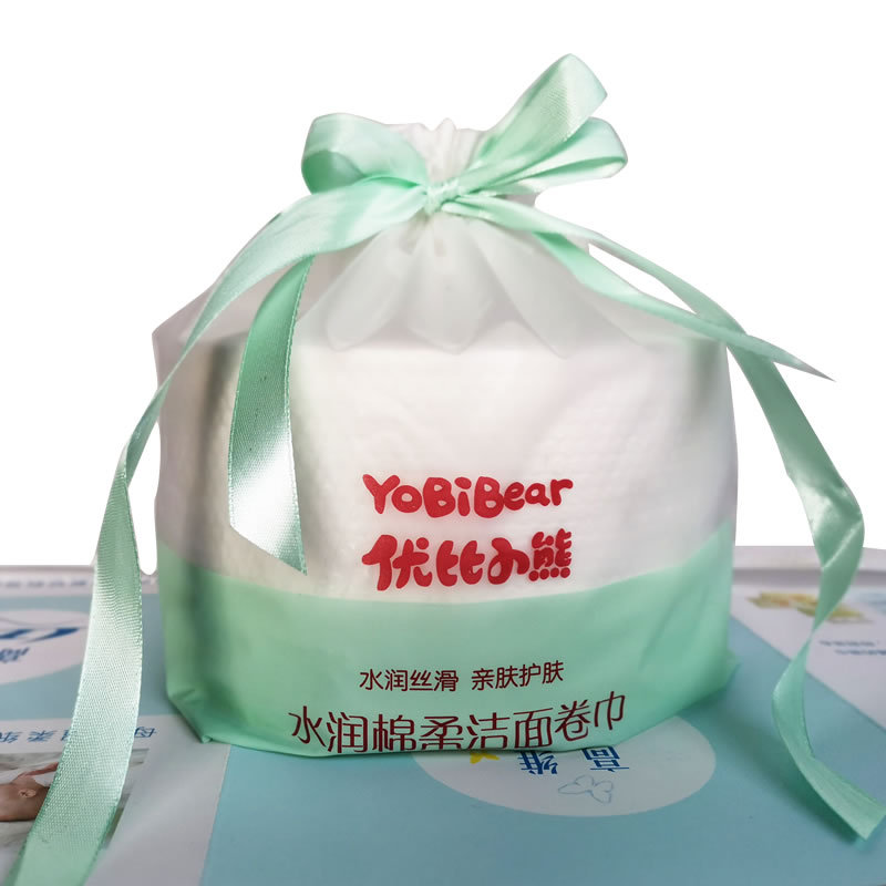 Optibear Thickened Pearl Pattern Disposable Face Towels Pure Cotton Soft Beauty Makeup Remover Pads 60 Pcs Wholesale