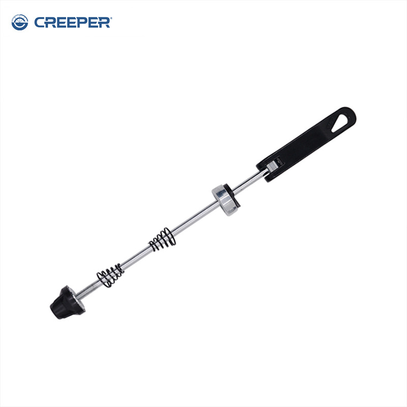 Bicycle folded and stored in a small apartment