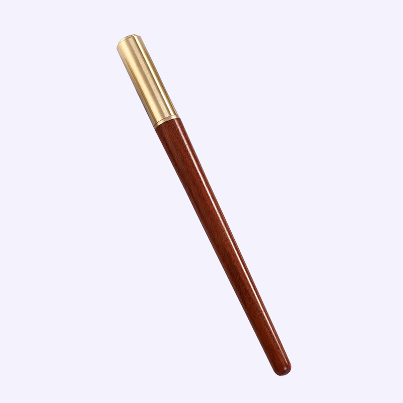 Fábrica en stock pluma de metal pluma de gel pluma de publicidad pluma de regalo de negocios pluma de madera de latón Logotipo de letras