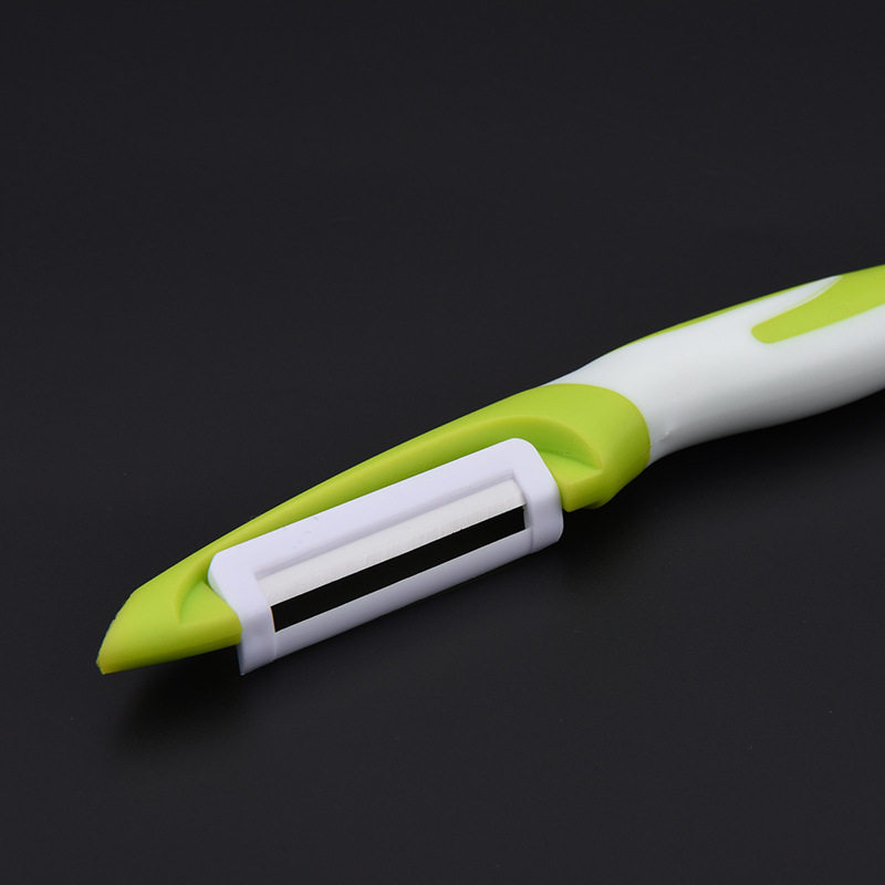 Multifuncional pelador de cerámica pelador melón y fruta cepilladora de plástico pelador hogar cuchillo de fruta