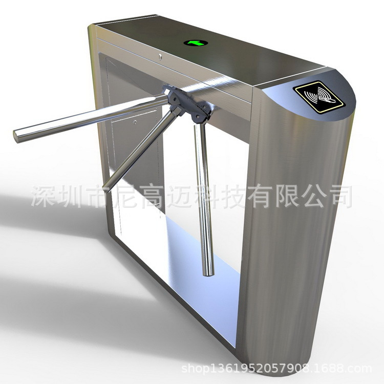 尼高迈三辊闸批发 北滘工厂门禁考勤三辊闸 大沥工地刷卡三辊闸