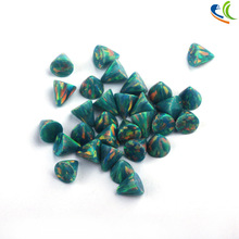 南美风饰品配件澳宝石  无孔子弹头戒面欧珀opal 4*5mm圆锥火欧泊