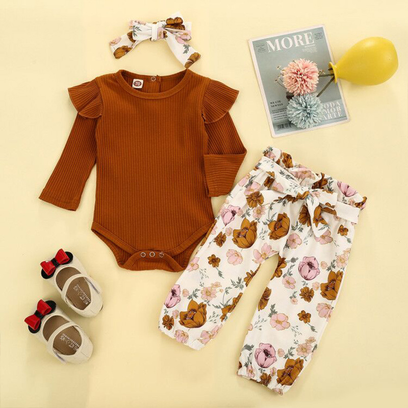 Children's Printed Long-sleeved Clothes Two-piece display picture 2