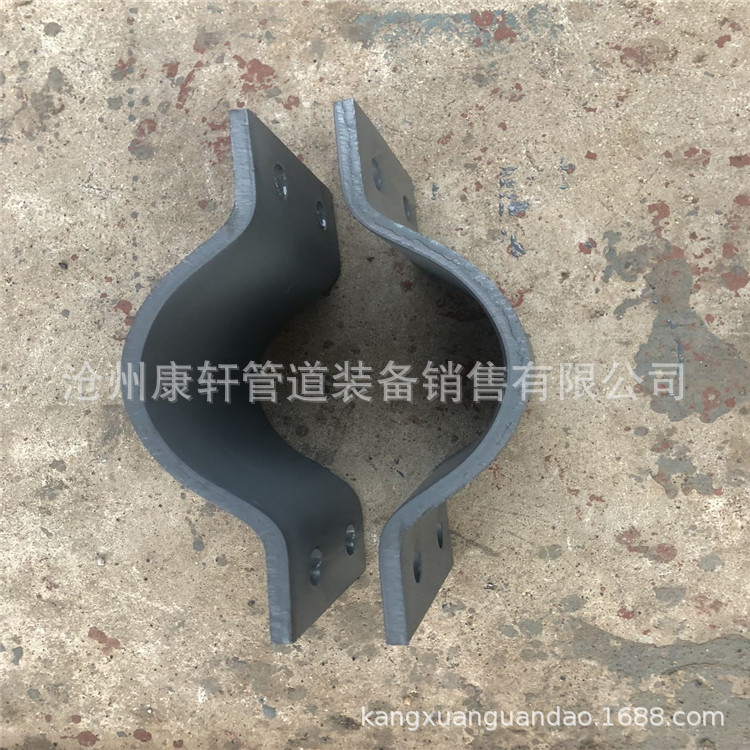 双排螺栓管夹 A9双排螺栓管夹 HG/T21629-1999双排螺栓管夹