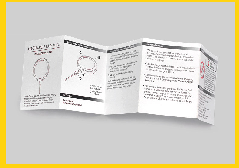 印刷黑白折页说明书定制