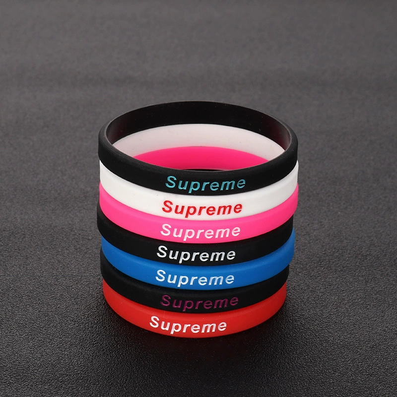 Маленький свежий браслет для студенческой пары, мужской и женский индивидуальный простой браслет, европейский и американский модный спортивный силиконовый браслет