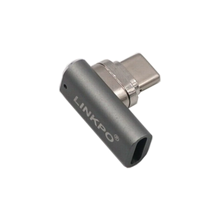 USB-C магнитный угловой разъем POGOPIN 9 контактов, PD быстрая зарядка 240 Вт 2.0, подходит для MacBook Pro
