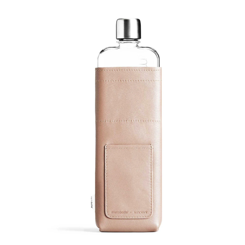 欧美香水瓶保护套 仿羊皮香水套 液体酒水套收纳袋LOGO