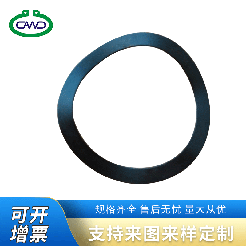 波形垫圈三波垫片 多波峰垫圈 波形垫圈弹簧钢发黑波形弹簧垫圈