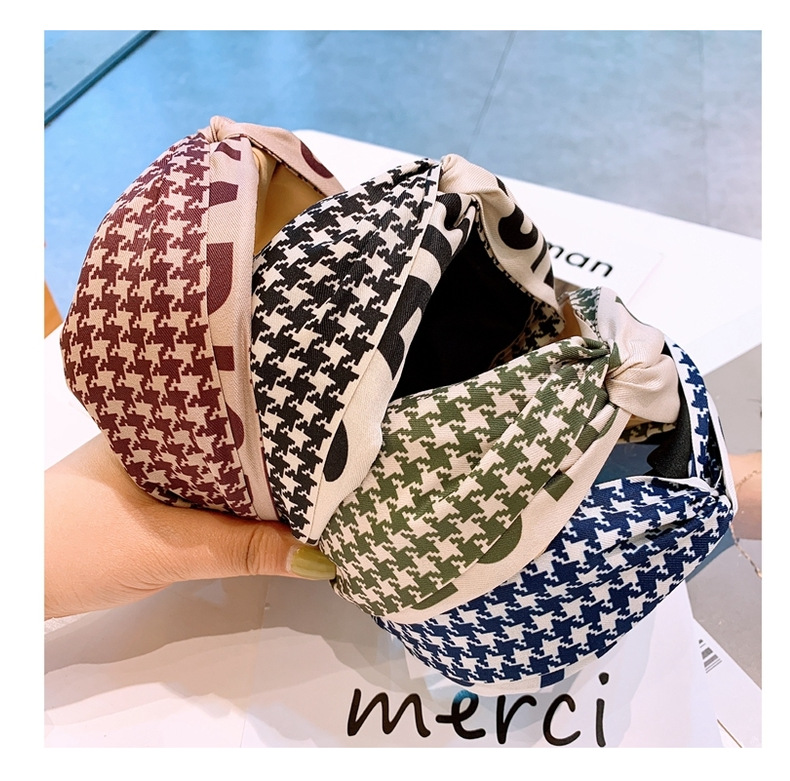 Korean New Fashion Wild Printing Knot Cheap Wholesale Headband display picture 7