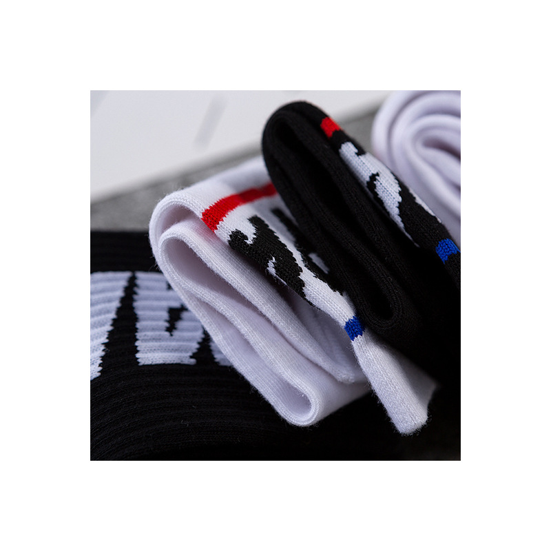 Calcetines crew de algodón para parejas otoño invierno deporte_voghion.com
