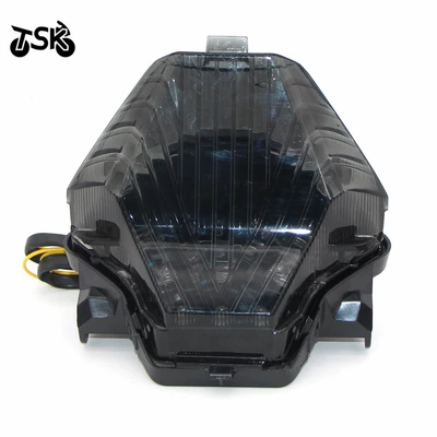 Suitable for Yamaha MT07 FZ07 YZF-R3 YZF-R25 motorcycle rear tail light (Tail light) - black