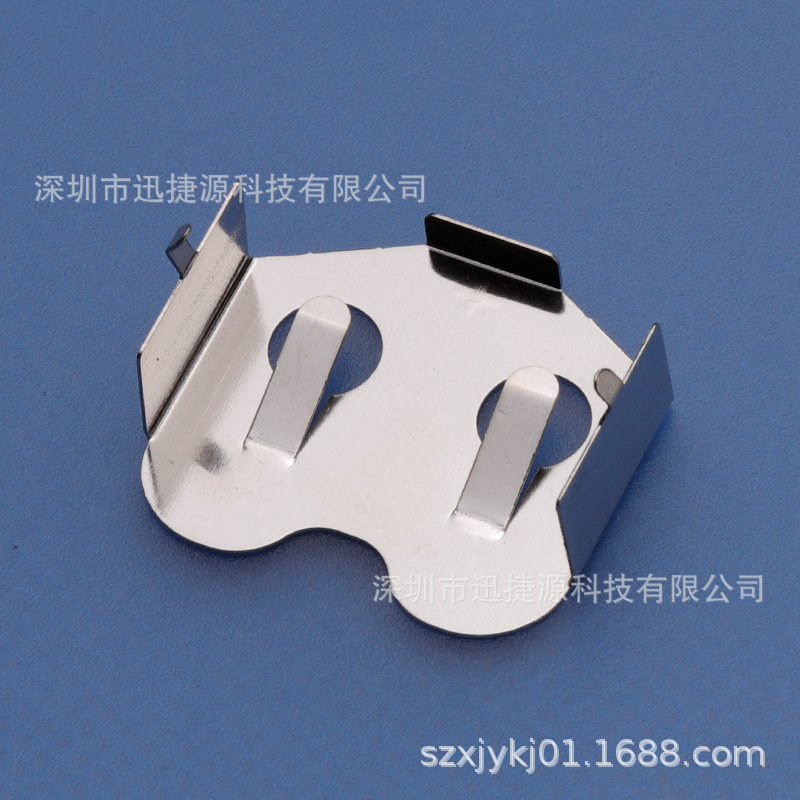 CR2450电池片 电子标签电池弹片 2450纽扣电池扣