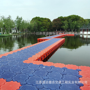 塑料海上水上浮台养殖休闲娱乐垂钓浮桶浮筒浮桥浮箱浮台浮动码头-阿里巴巴