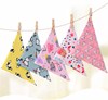 baby pure cotton double-deck Snaps Bandage baby triangle Saliva towel newborn baby Bib Baby