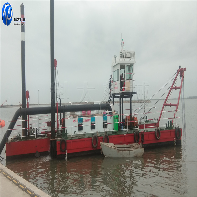 青州科大疏浚绞吸挖泥船 水下抽砂挖沙船 铰刀式挖泥船卷扬机