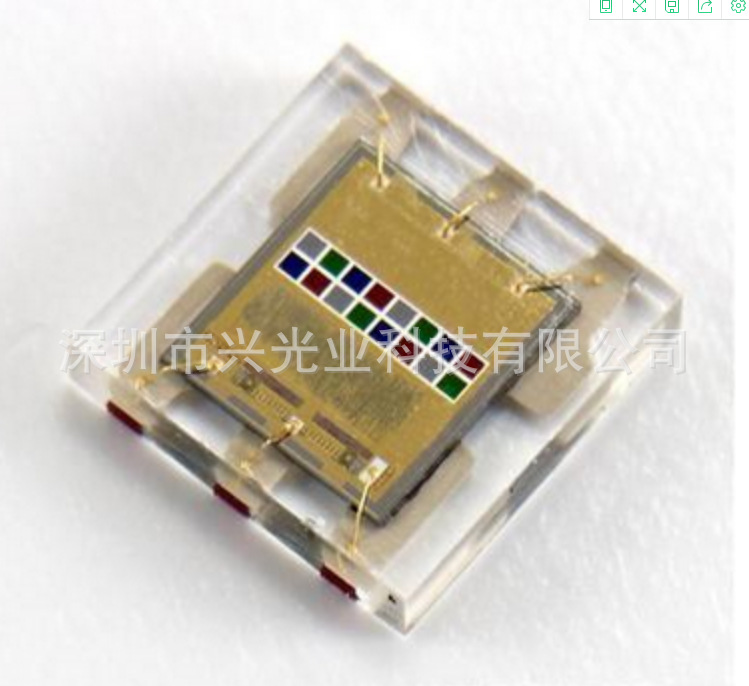 TSL25911 AMS 光学数位转换器TSL25911FN原装进口 颜色传感器