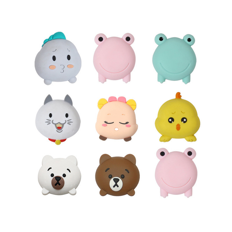 家用门后防撞贴门把手冰箱柜子硅胶墙壁门口防磕碰开门保护加厚垫|ms