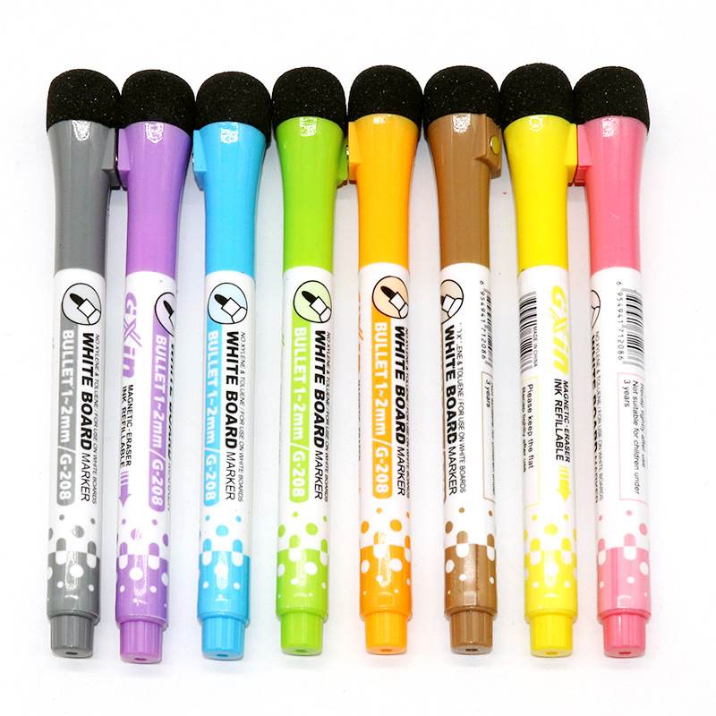 Xia Xing GxinG208 Children's Magnetic Whiteboard Pen with Magnetic Adsorption Erasable Magnetic Color Pen Factory Direct Supply