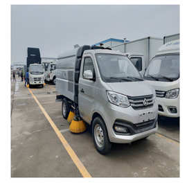 新款国六长安扫路车（3方）小型道路清扫车制造厂家图片