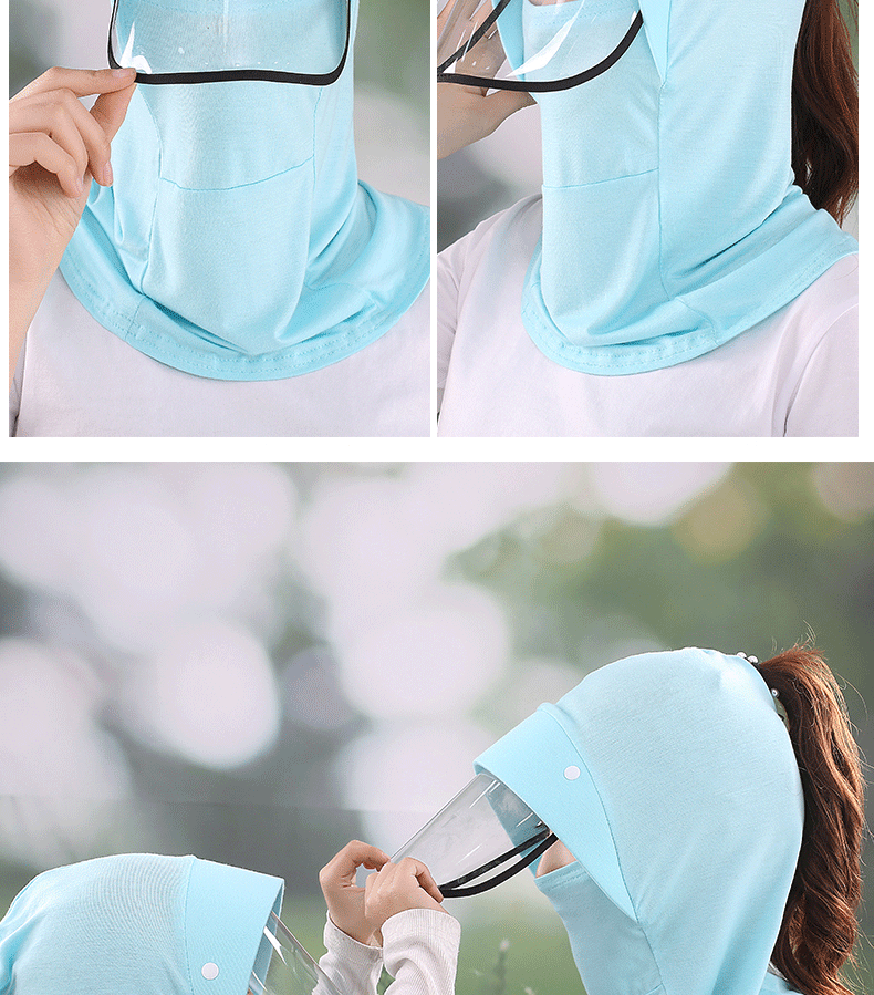 Chapeau avec Masque visière plein visage - Ref 3426774 Image 26
