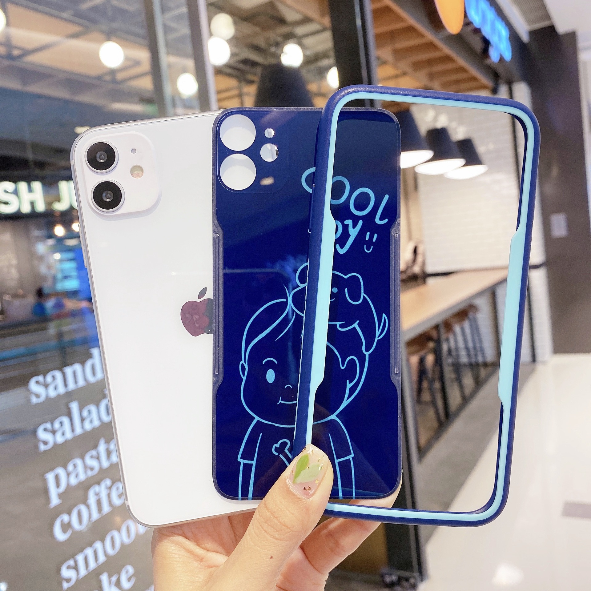 Extraíble Adecuado Para Iphone 11 / Xs Max Cartoon Tpu Pc Caja Del Teléfono Creativo Al Por Mayor Nihaojewelry display picture 7