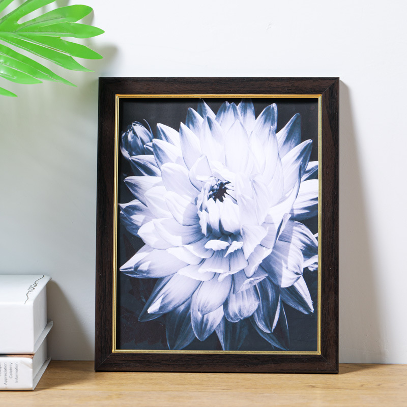 Yiwu Manufactor Cheap ps Wood Line 678 10 inch a4 Set up a small photo frame