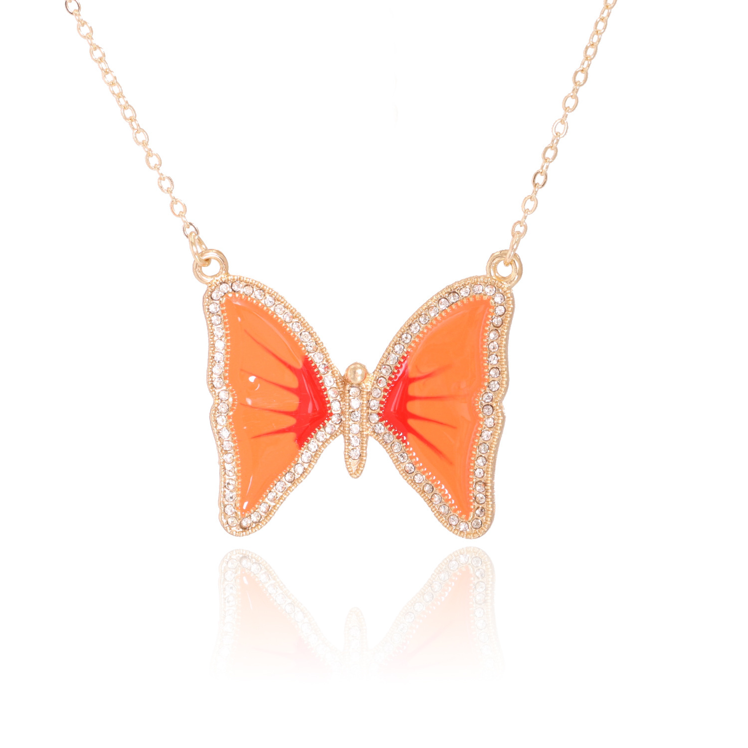 Light Luxury Butterfly Pendant Necklace display picture 9