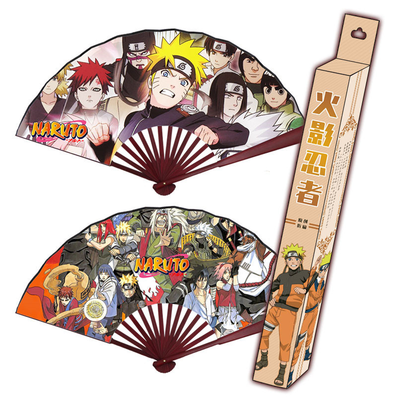 动漫周边古风绢布折扇8寸竹制扇子花子学渣夏季漫展热卖一件代发|ru