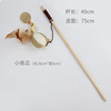 Factory spot new wooden rod teasing cat stick feather bell, mouse teasing cat stick interactive cat toy cat supplies