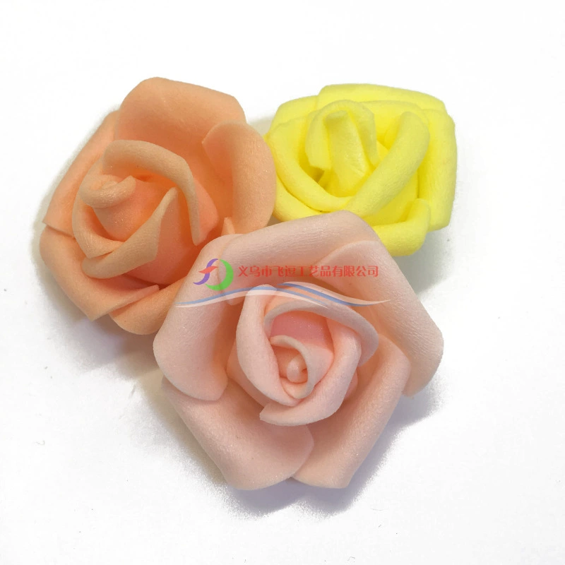 3,5 см Керлинг пена Роза Цветок голова Подарочная коробка с искусственным цветком Свадебный Цветочный шар ароматерапия декоративные цветы