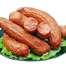 500克哈尔滨红肠果木炭烤东北香肠批发腊肠熟食肉类零食烤肠