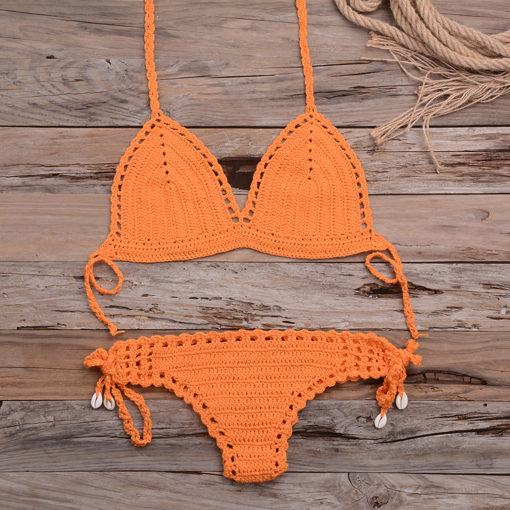 traje de baño bikini de playa hueco conjunto de dos piezas nihaostyles ropa al por mayor NSYZT95189