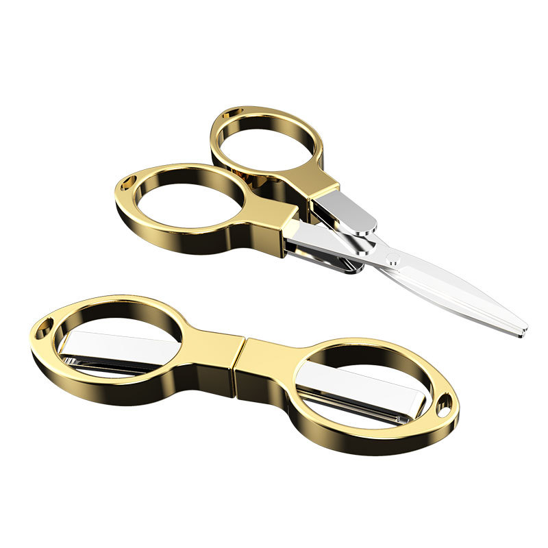 折叠剪刀多功能户外钓鱼8字不锈钢大力马线剪刀铅皮刀便携式剪刀