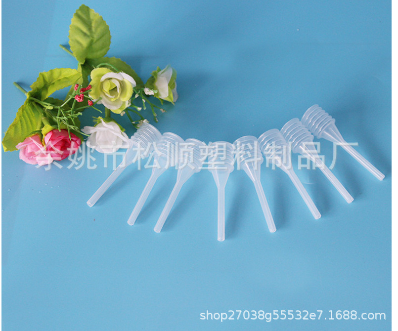 3ml de plástico mini paja de primavera fábrica en stock suministro al por mayor primavera pequeño gotero perfume paja de embalaje