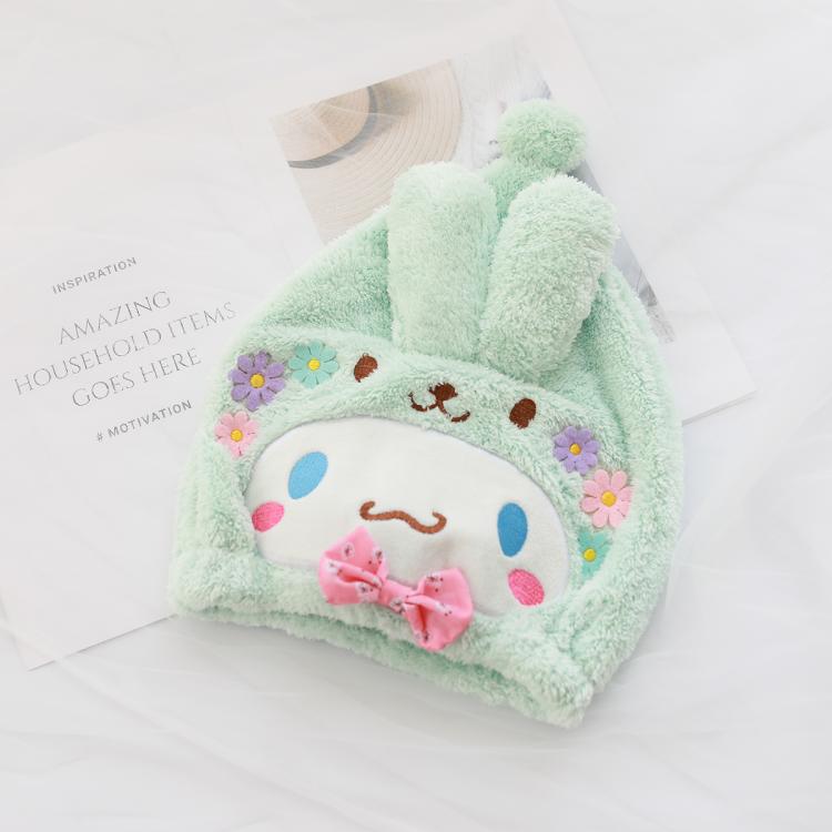 Cartoon hair towel, dry shower cap
