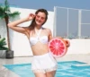 Fresh orange model (30cm after inflatable)