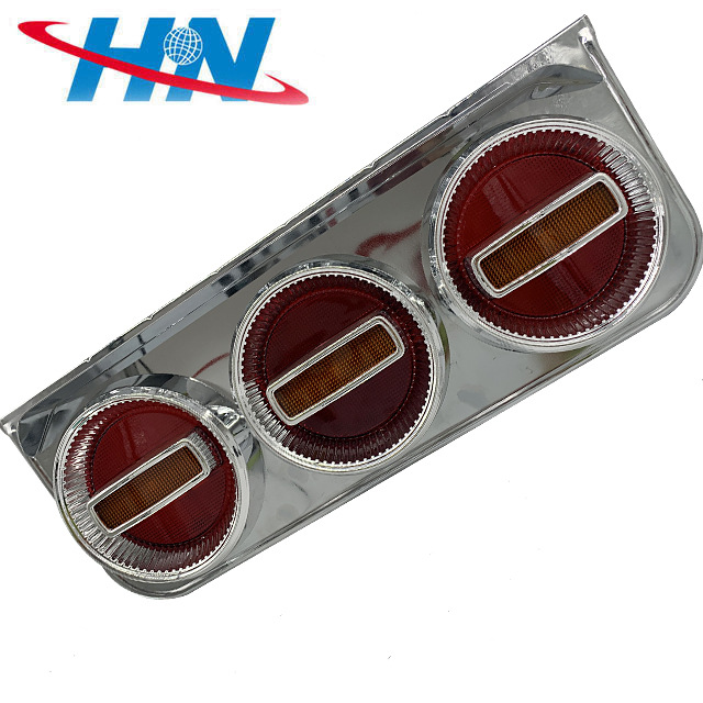 Coche camión bomba camión remolque impermeable durable anti-Smashing 24V luz de freno de la luz trasera del camión se convierte en LED montaje de la luz trasera