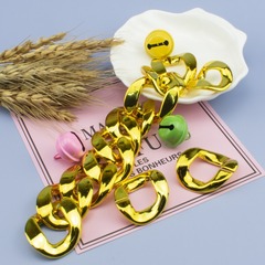 ABS Plastic Acrylic UV Plating 35*35 Chain Clasp Box Bag Accessory Wholesale Bulk