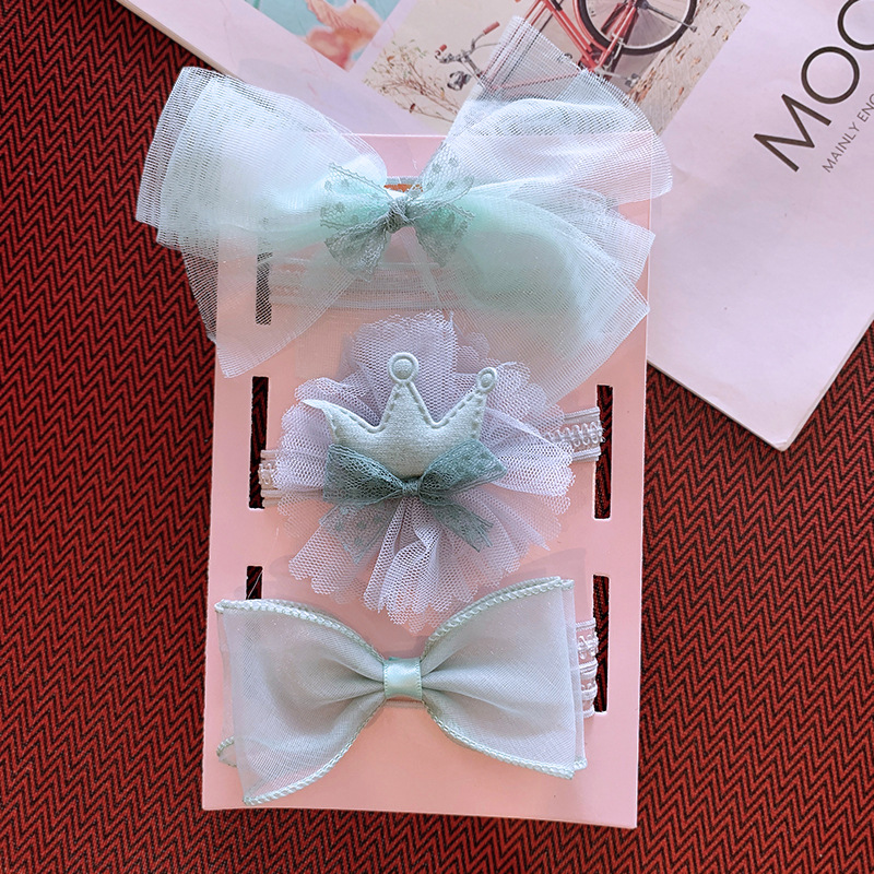 Bow Knot Pattern Girl'S Simple Style Classic Style Bow Knot Lace Handmade Lace Hair Clip