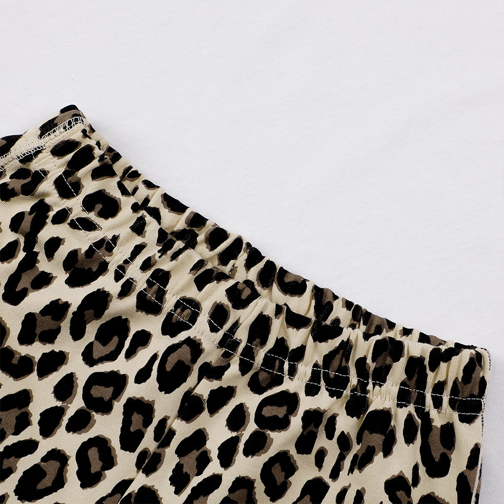 Leopard Print 2 Two-piece  Fashion Children's Zipper Jacket Suit display picture 4