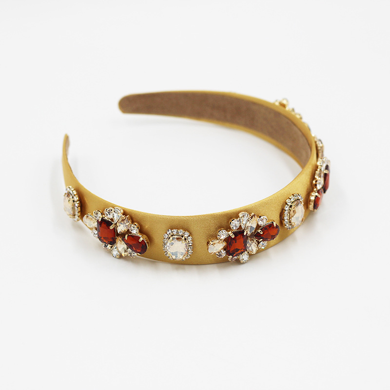 Baroque Colorful Diamond-studded Headband display picture 5