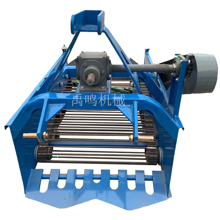 皮带筛土豆洋芋收获机 双震动轮钢条不侧弯马铃薯红薯收获机